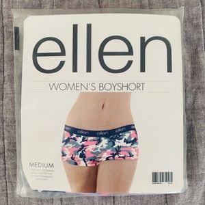 ELLEN Women Boy Short Camo Underwear